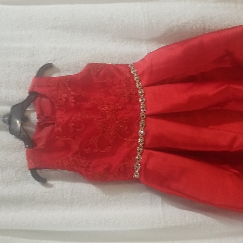Girls beautiful red dress